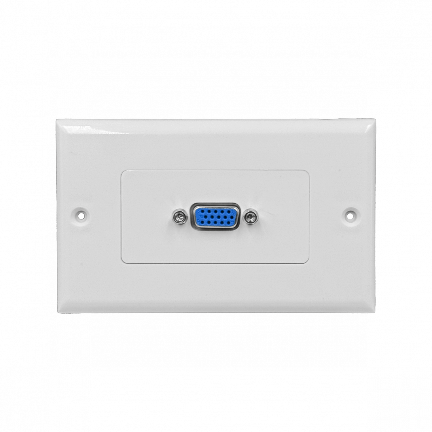 Faceplate VGA Hembra-Hembra Blanco 70x114mm WPHD15FF 1