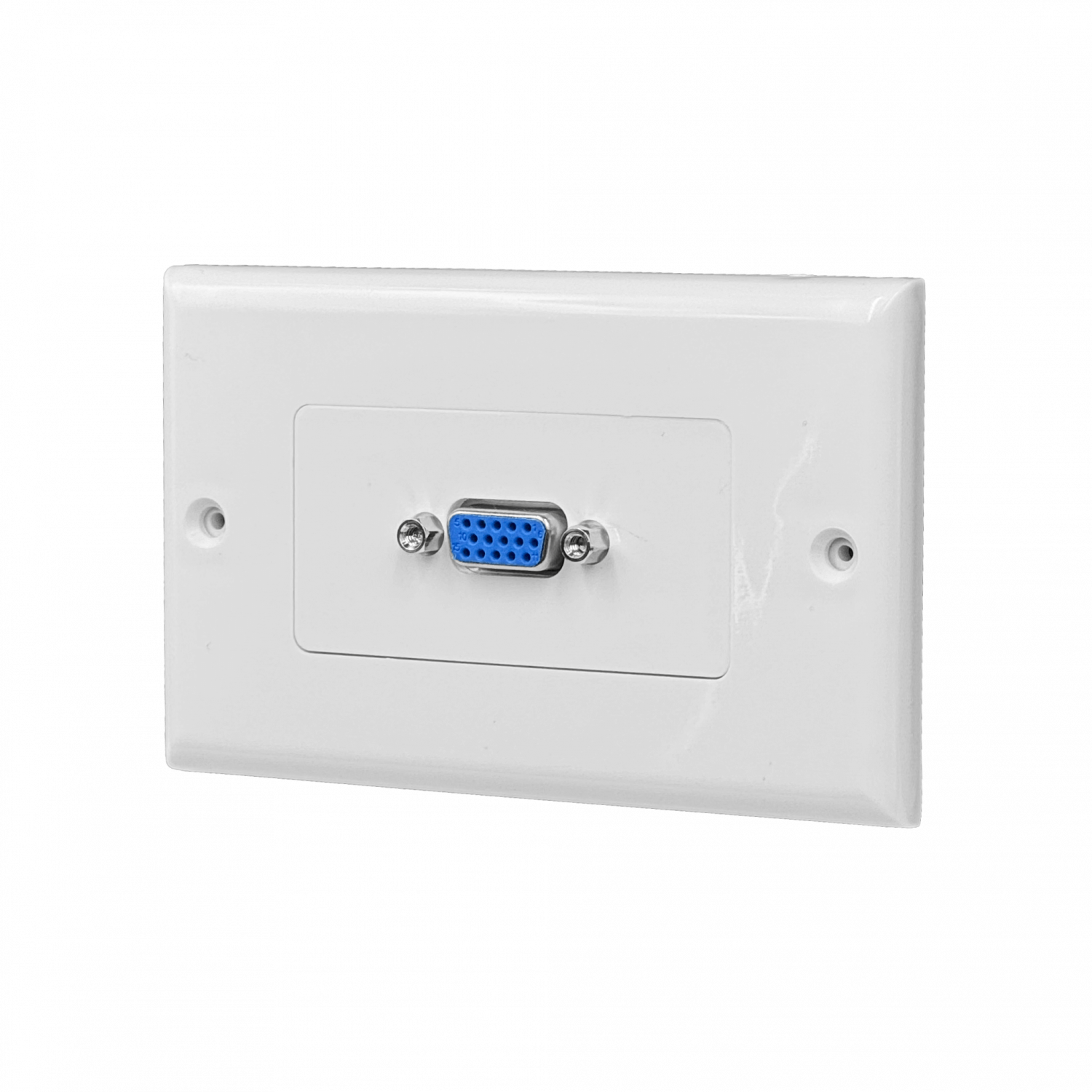Faceplate VGA Hembra-Hembra Blanco 70x114mm WPHD15FF 2