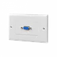 Faceplate VGA Hembra-Hembra Blanco 70x114mm WPHD15FF - Miniatura 2