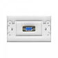 Faceplate VGA Hembra-Hembra Blanco 70x114mm WPHD15FF - Miniatura 4