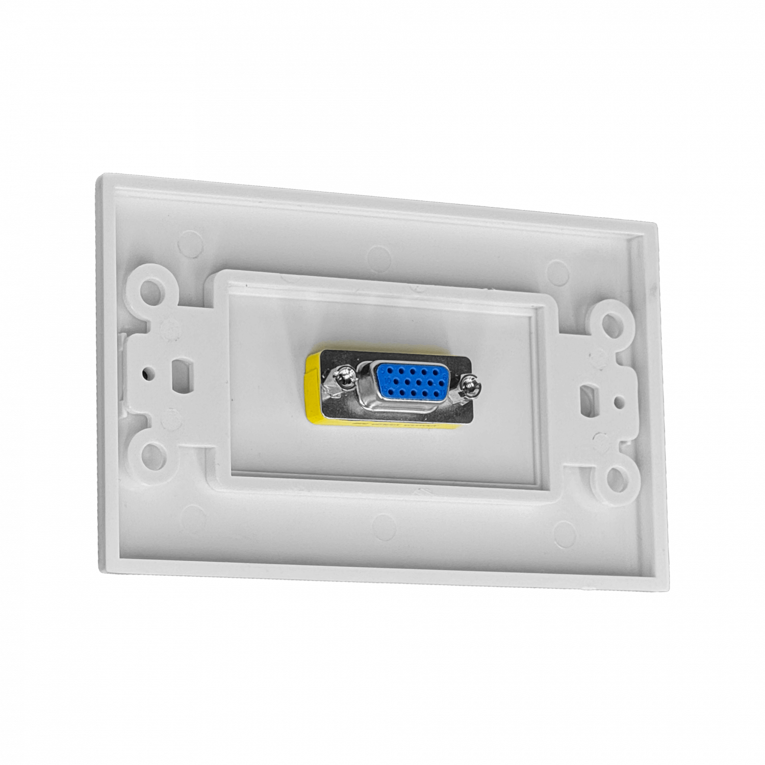 Faceplate VGA Hembra-Hembra Blanco 70x114mm WPHD15FF 5