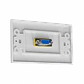 Faceplate VGA Hembra-Hembra Blanco 70x114mm WPHD15FF - Miniatura 5