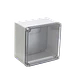Caja estanca 200×200×130mm, ABS/PC, IP66, tapa transparente, AT-2020  - Miniatura 2