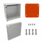 Caja plastica Tibox TJ-AG-2020 200x200x130mm gris IP66 RoHS - Miniatura 2