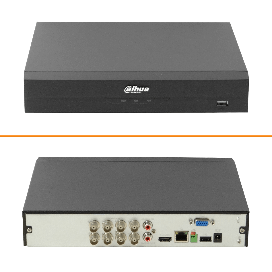 Grabador de Video DAHUA DVR-8 Analogo IP req-1-SATA LAN-100, HDMI, VGA, USB, RS485 DVR HCVR4108 4