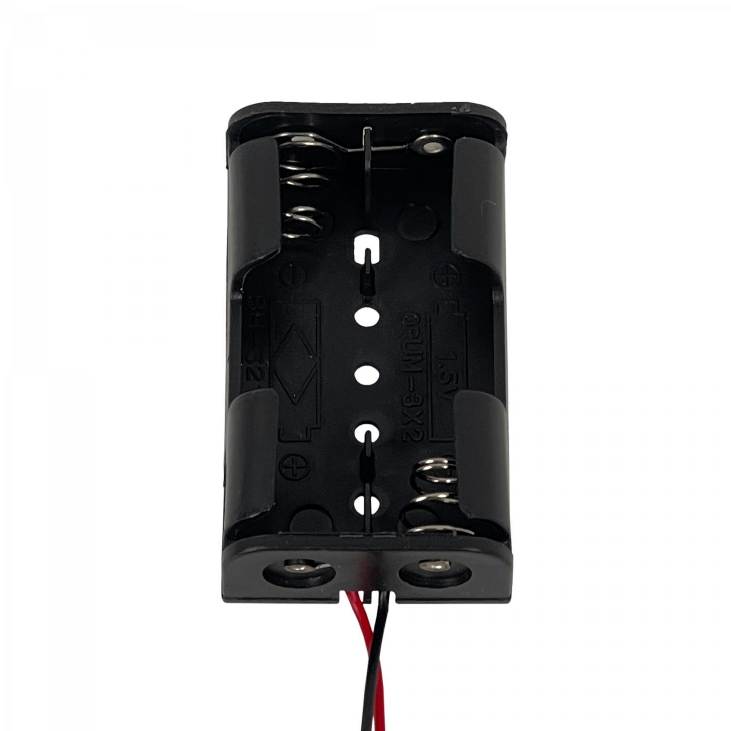 PORTA-2AA. Porta-Pila 2-AA Negro Cable-10cm 3