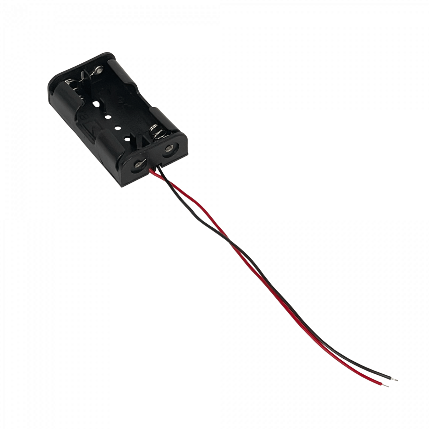 PORTA-2AA. Porta-Pila 2-AA Negro Cable-10cm 4
