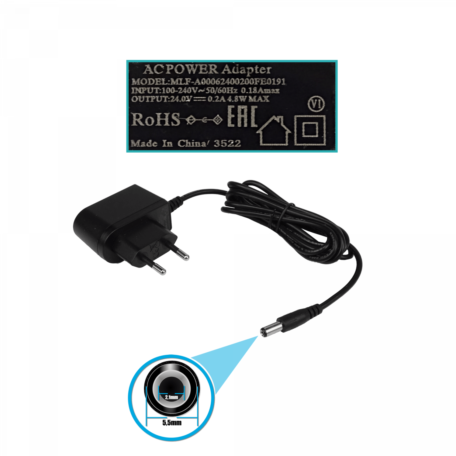 Convertidor MikroTik RBFTC11 SFP PoE 12-57V Exterior inc24V 6
