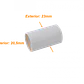 LINKCHIP 20mm Copla PVC para Tubo Blanco - Miniatura 2