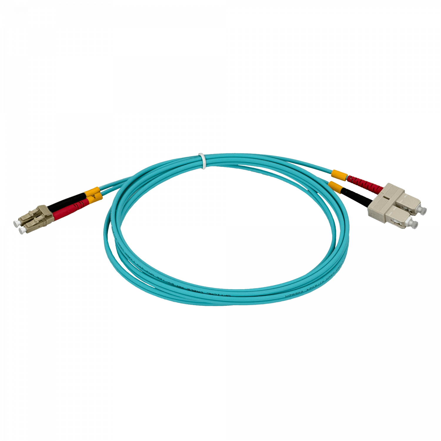 2mt LC-SC OM3 MultiModo MM Duplex Jumper Fibra 50/125um 3.0mm LSZH 3