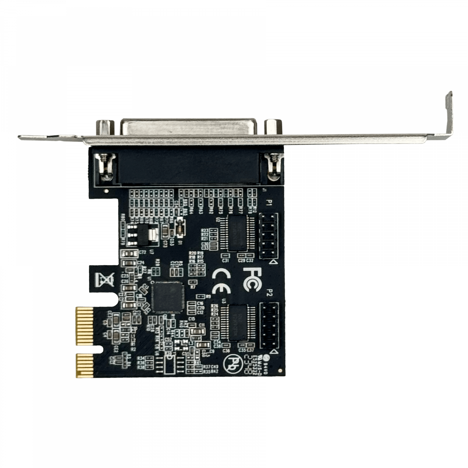 PCIe-x1 2-Serial-RS232-DB9-M 1-Paralelo-DB25-H Tarjeta 2