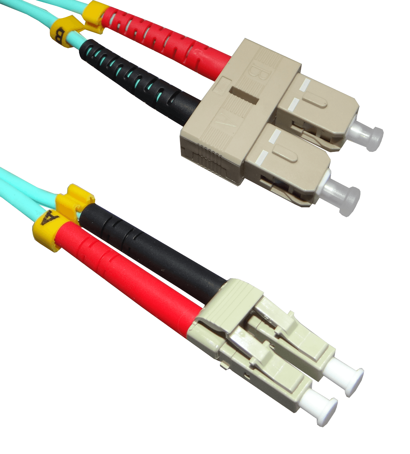3mt LC-SC OM3 MultiModo MM Duplex Jumper Fibra 50/125um 3