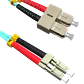 3mt LC-SC OM3 MultiModo MM Duplex Jumper Fibra 50/125um - Miniatura 3