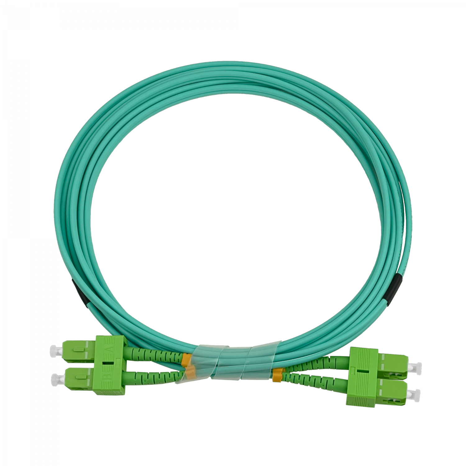 3mt SC/APC-SC/APC OM3 Multimodo MM Duplex Jumper Fibra LSZH 3