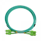 3mt SC/APC-SC/APC OM3 Multimodo MM Duplex Jumper Fibra LSZH - Miniatura 3