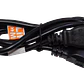 Cable de Poder 150cm LINKMADE Macho-Hembra Trebol/C14 Negro 6A 3x0.75mm2 - Miniatura 1