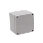 Caja plastica Tibox TJ-AG-1212 125x125x100mm gris IP66 RoHS - Miniatura 2
