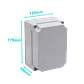 Caja plastica Tibox TJ-AG-1217-1 125x175x100mm gris IP66 RoHS - Miniatura 1