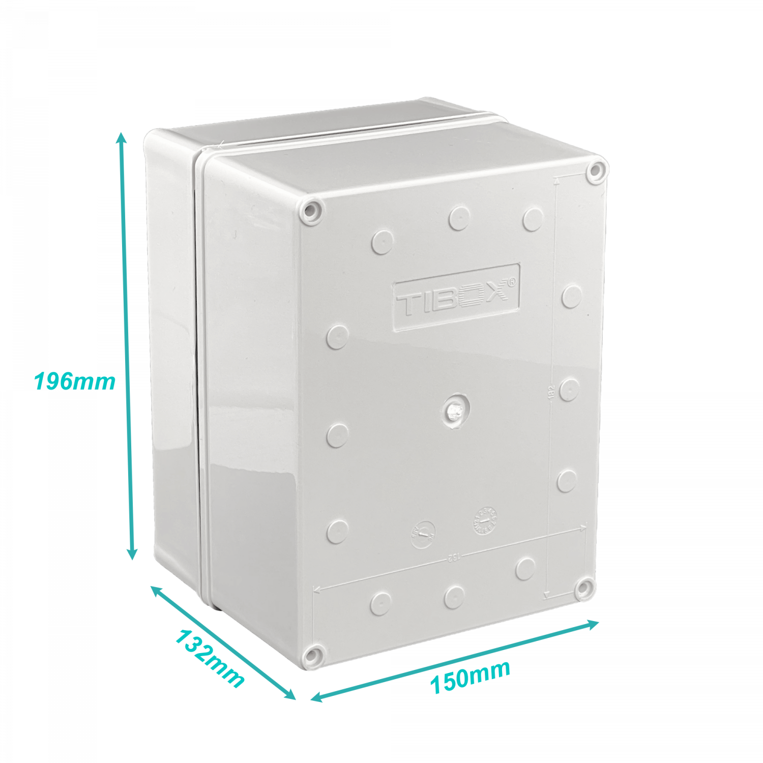 Caja Plástica Estanca TIBOX TJ-AG-1520-1, 150×200×130 mm (IP66) 1