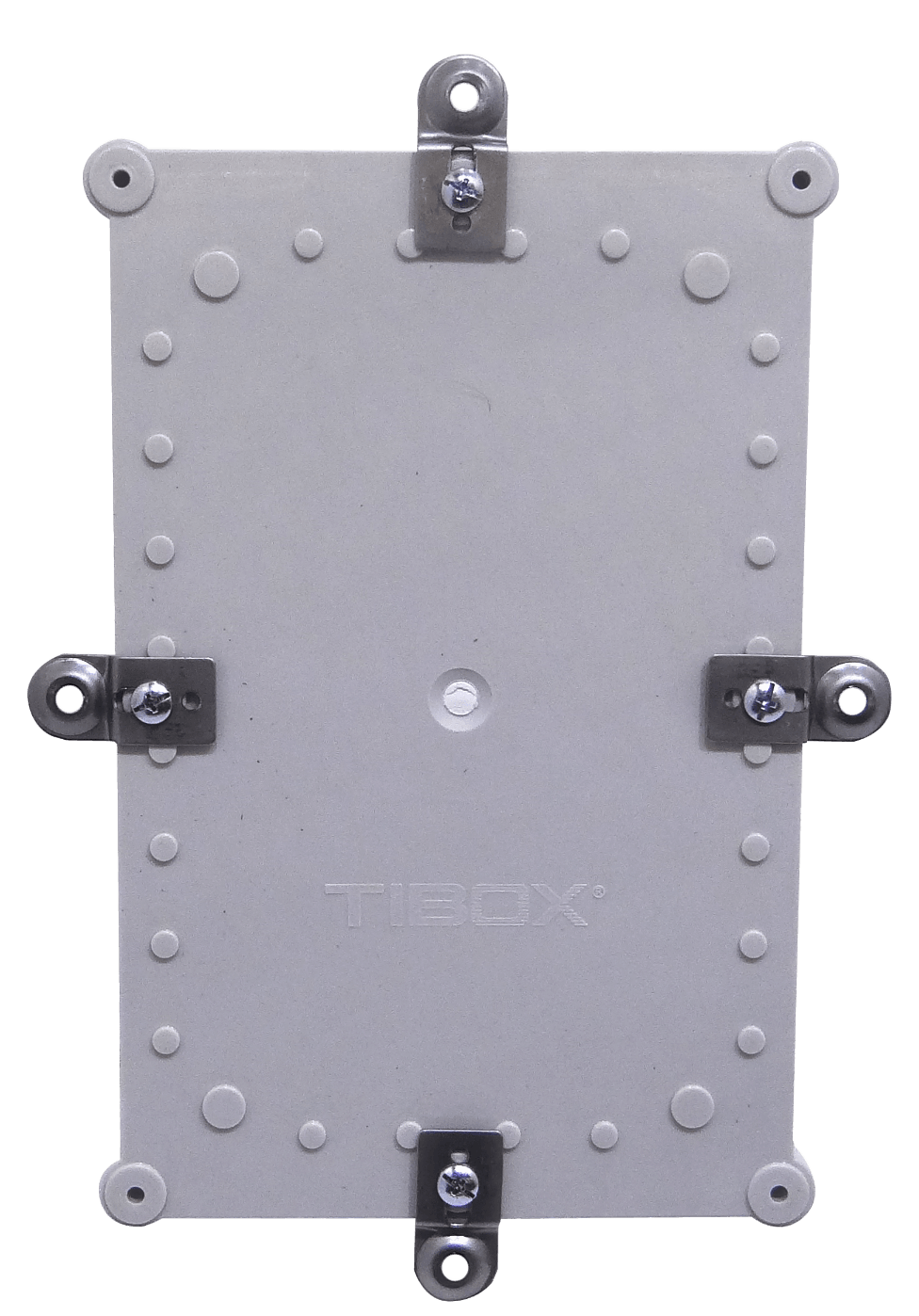 Caja plastica Tibox TJ-AG-2819 280x190x130mm gris IP66 RoHS con placa 3