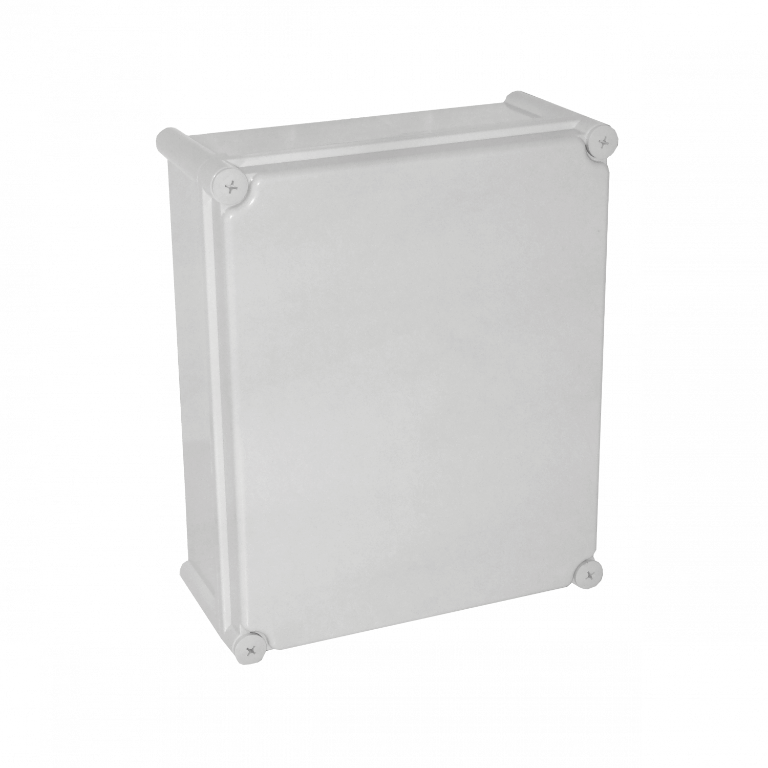 Caja Plástica TIBOX TJ-AG-3428, 340x280x130mm, Gris, IP66 con Placa 1