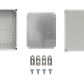 Caja Plástica TIBOX TJ-AG-3428, 340x280x130mm, Gris, IP66 con Placa - Miniatura 5