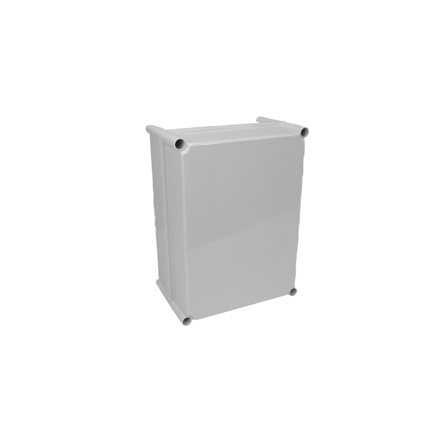 AG-2838-1. 380x280x180mm Tapa-Gris Caja Gris Plastica c/Placa IP66 RoHS 1
