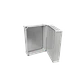 AG-2838-1. 380x280x180mm Tapa-Gris Caja Gris Plastica c/Placa IP66 RoHS - Miniatura 3