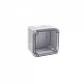 Caja ABS Tibox TJ-AT-1212 125x125x100mm IP66 tapa transparente con placa aluminio - Miniatura 3
