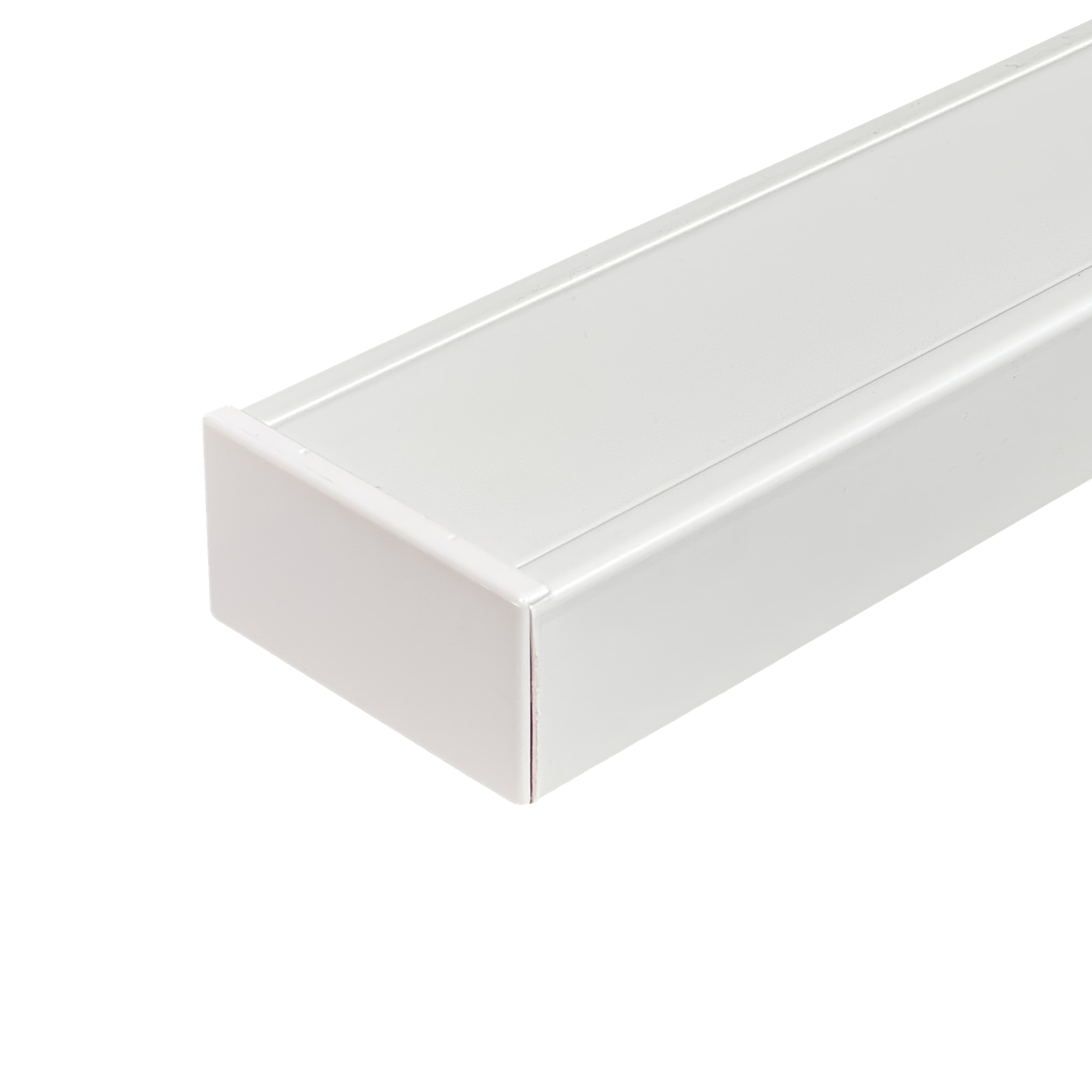 Conector Recto Plano Blanco para Canaleta 100x50mm - LinkChip QN1R 2