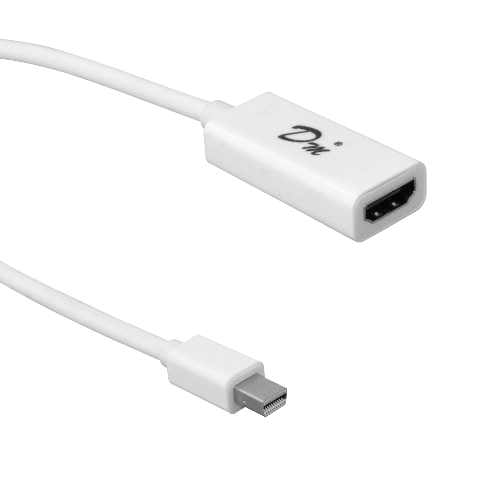 Adaptador HDMI Hembra a Mini DisplayPort Macho, 15cm, 1080p, Compatible Mac 2