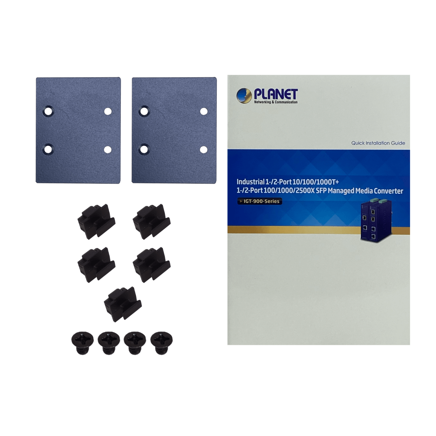 PLANET Switch 5-1000 in-60W 4-PoE-af/at Extender Riel-DIN Industrial 5