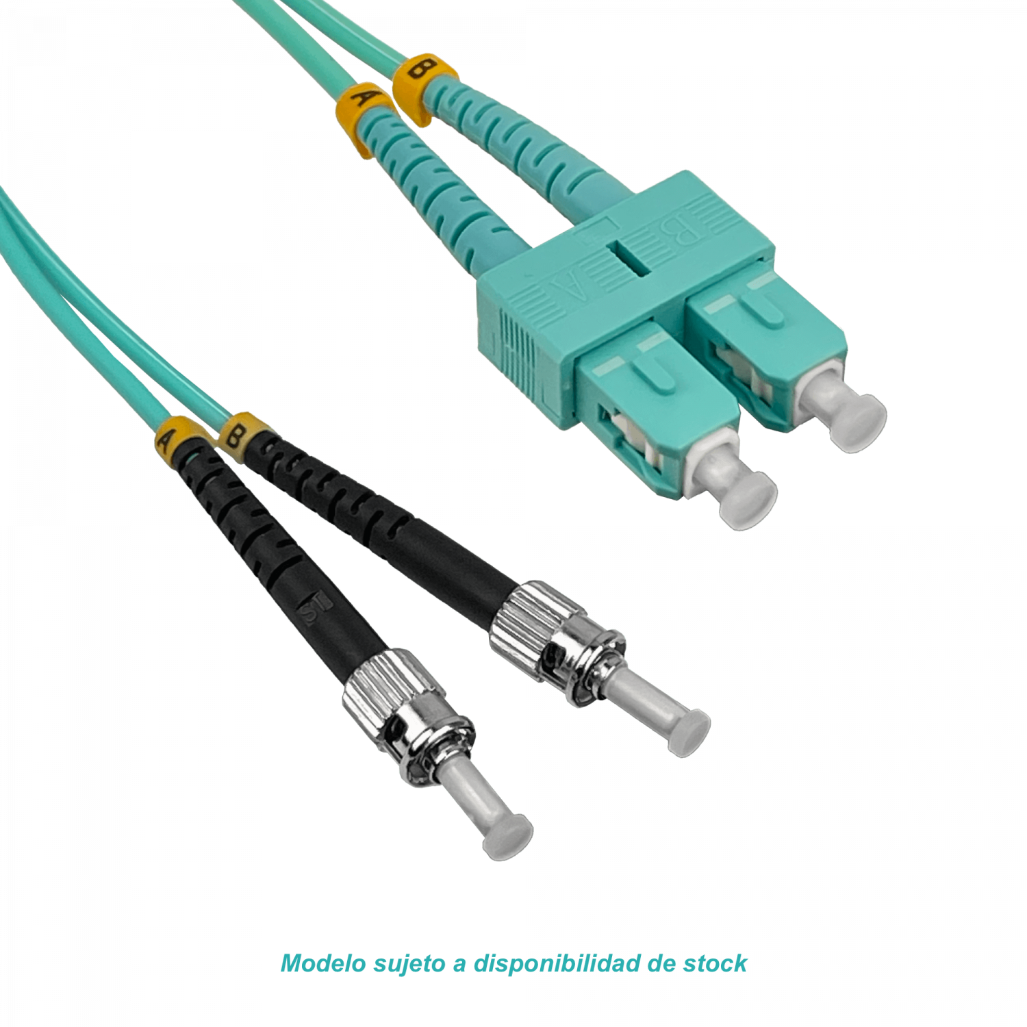 3mt ST-SC OM3 Multimodo MM Duplex Jumper Fibra 50/125um 4