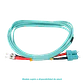 3mt ST-SC OM3 Multimodo MM Duplex Jumper Fibra 50/125um - Miniatura 6