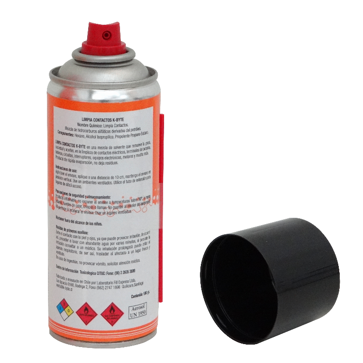 Spray Limpiador de Contactor 180gr Solvente Aceite Grasa 1