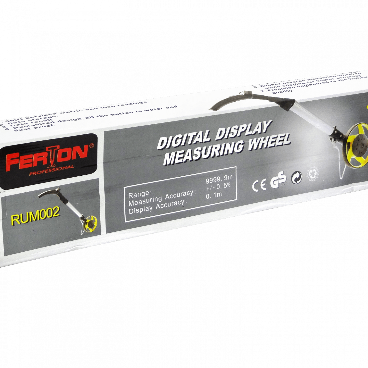 Odometro 9999mt Digital inc-2xAAA Rueda-158mm Atril-Plegable inc/Bolso 4