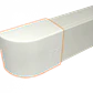 Tapa final LinkChip QN6F 60x40mm blanca para canaleta QN6W - Miniatura 3