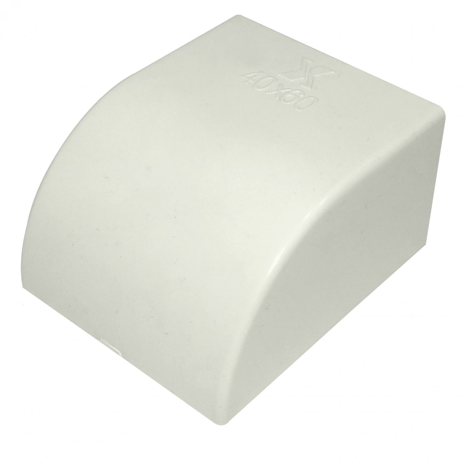 Tapa final LinkChip QN6F 60x40mm blanca para canaleta QN6W 4