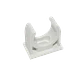 LINKCHIP 20mm Soporte Fijacion Abrazadera p/Tubo PVC Blanco Tornillo - Miniatura 2