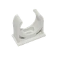 LINKCHIP 25mm Soporte Fijacion Abrazadera p/Tubo PVC Blanco Tornillo - Miniatura 2