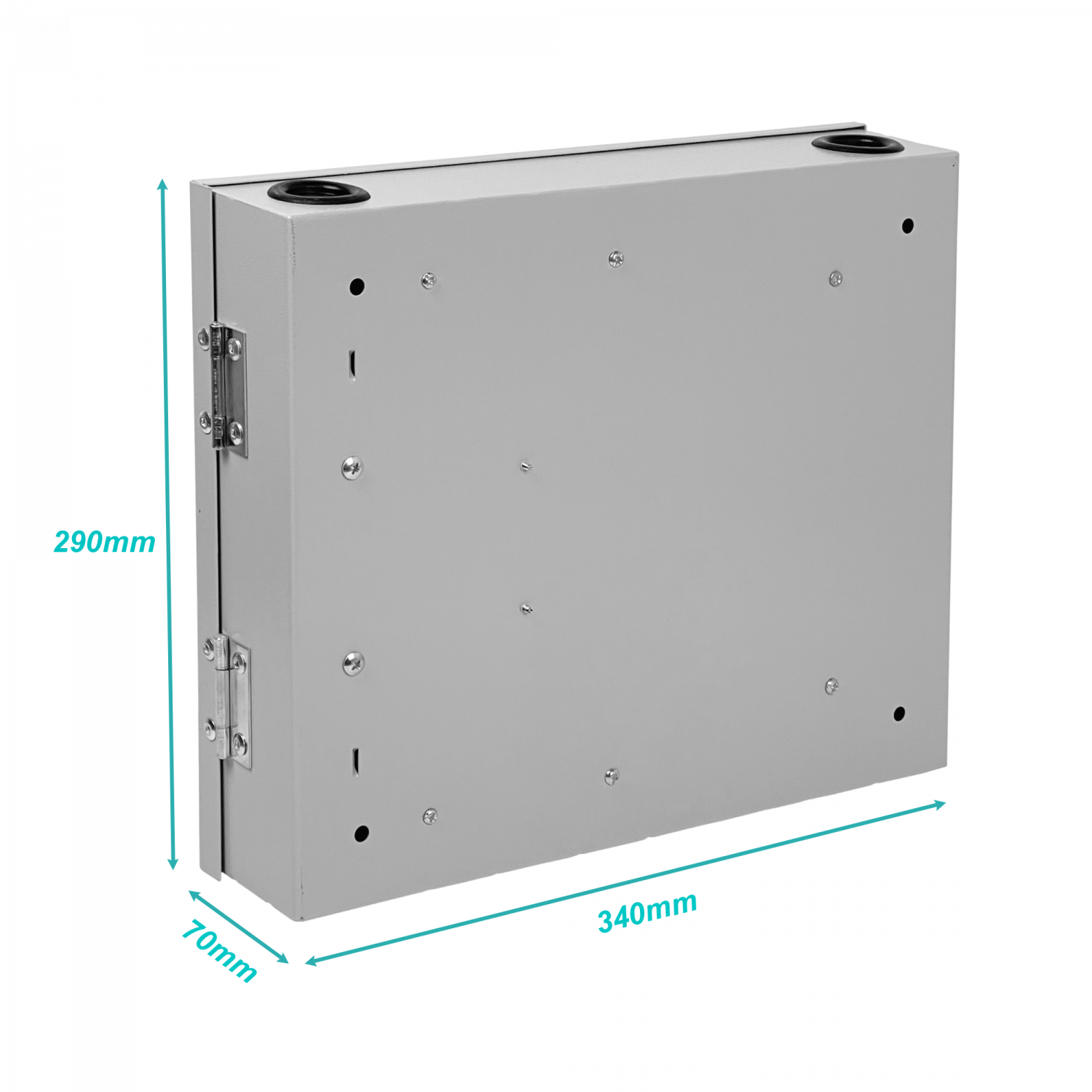 Caja de Distribución Mural para 48 Fibras Ópticas con Llave - CFM48CL 3