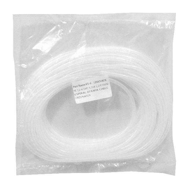 PE 11-17mt 4,5/6,7/0,6mm Espiral Atrapa Cable Ordenador 4