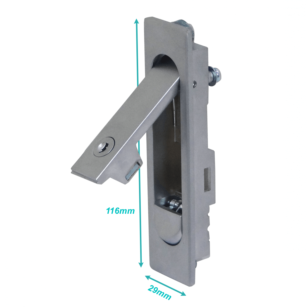 Cerradura Pivote LINKMADE FRONTLOCK con 2 Llaves para Rack Piso RK42 2