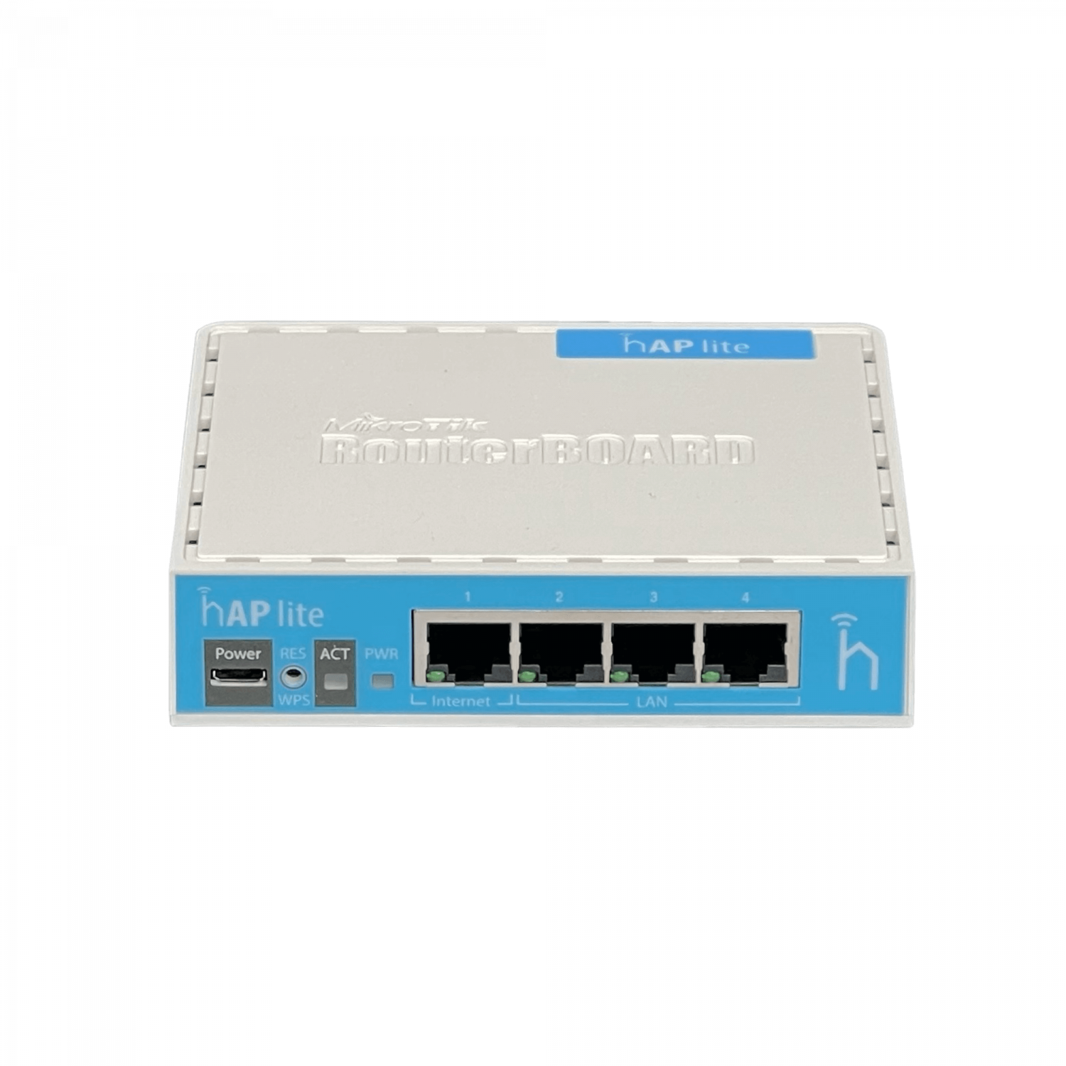 Router Inalámbrico MikroTik hAP lite TC - 4 Puertos Fast Ethernet, Wi-Fi 2.4GHz, CPU 650MHz 7