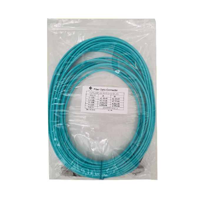 10mt LC-LC OM3 MultiModo MM Duplex Jumper Fibra 3.0mm 50/125um LSZH 1