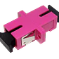 SC-SC Fucsia OM4 SX-Simplex Copla p/Fibra Adaptador p/Cabecera-CL/Caja - Miniatura 1