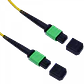 3mt MPO-MPO 12-Fibras Type-B MonoModo SM Jumper Cable Fibra LSZH 9/125 - Miniatura 2