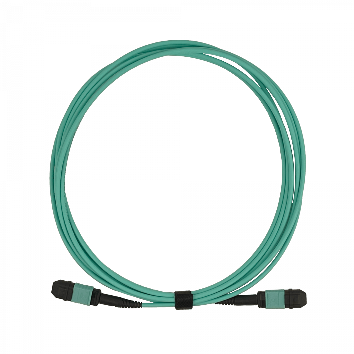 3mt MPO-MPO 12-Fibras Type-B OM3 Multimodo MM Duplex Jumper Fibra LSZH 1