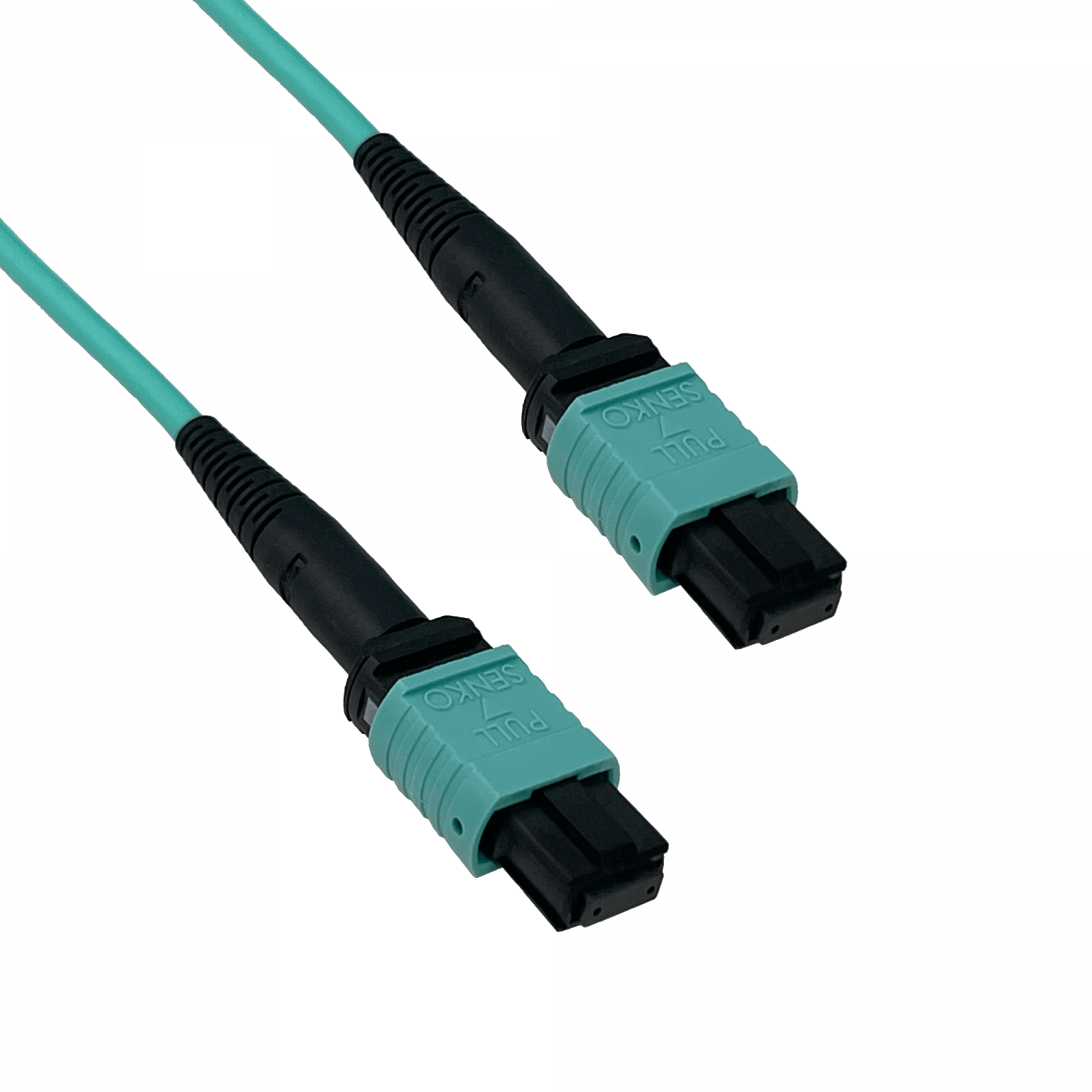 3mt MPO-MPO 12-Fibras Type-B OM3 Multimodo MM Duplex Jumper Fibra LSZH 5