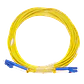 5mt LC-LC MonoModo SM Duplex Jumper Cable Fibra - Miniatura 3